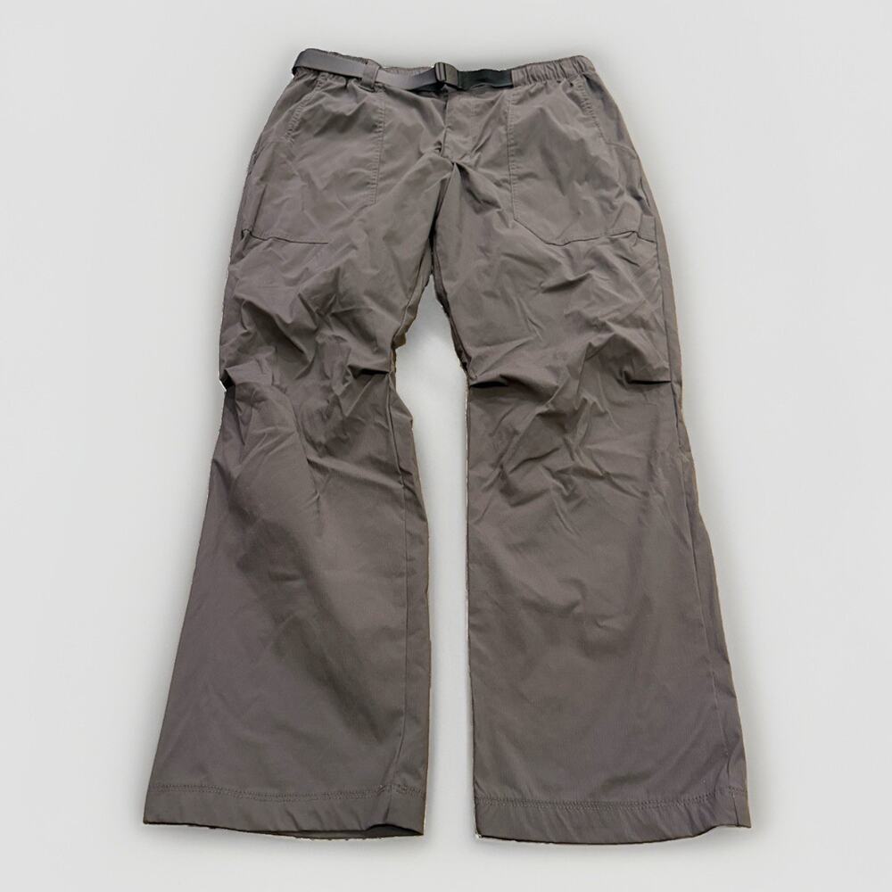 Columbia Mens Gray Belted Hiking Pants Straight Fit Pants Size 36x30 AM1414